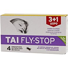 Μυγοπαγίδα TAI fly stop (4τεμ.)