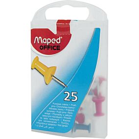 Καρφίτσες MAPED σε διάφορα χρώματα 10mm (25τεμ.)