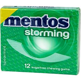 Τσίχλες MENTOS Storming δυόσμος (33g)