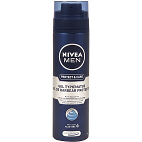 Αφρός ξυρίσματος NIVEA men protect & care gel με aloe vera (200ml)