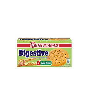 Μπισκότα ΠΑΠΑΔΟΠΟΥΛΟΥ Digestive χωρίς ζάχαρη (250g)