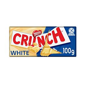 Σοκολάτα CRUNCH γάλακτος λευκή (100g)