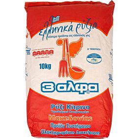 Ρύζι 3 Αλφα κίτρινο Μακεδονίας (10kg)