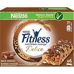 Μπάρα δημητριακών FITNESS Delice σοκολάτα γάλακτος (6x22,5g)