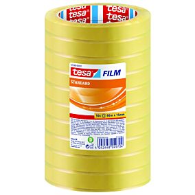 Κολλητική ταινία TESA Standard Film σετ 10 ρολά 66x15