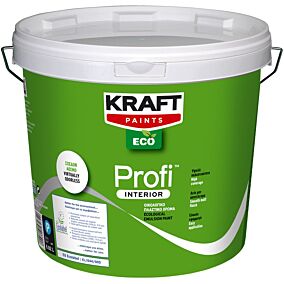 Χρώμα KRAFT Eco Profi Interior πλαστικό εσωτερικής χρήσης, λευκό (9lt)