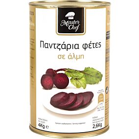 Πατζάρια φέτες MASTER CHEF σε άλμη (2,6kg)