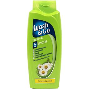 Σαμπουάν WASH & GO κανονικά μαλλιά με εκχύλισμα χαμομηλιού (700ml)