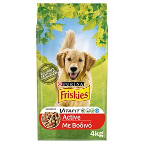 Τροφή FRISKIES σκύλου Active (4kg)