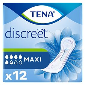 Σερβιέτες TENA Lady Maxi για την ακράτεια (12τεμ.)