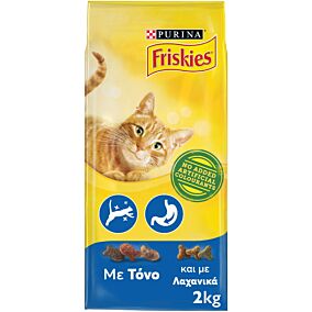 Ξηρά τροφή FRISKIES γάτας με τόνο και λαχανικά (2kg)