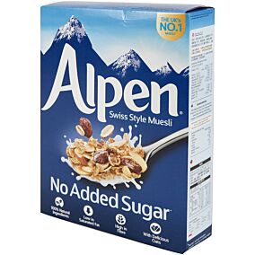 Δημητριακά ALPEN μούσλι χωρίς ζάχαρη (560g)