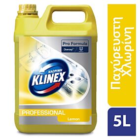 Χλωρίνη KLINEX professional Ultra με άρωμα λεμόνι (5lt)