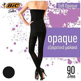 BIC καλσόν Soft οπακ μαύρο 90D L3-4