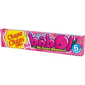 Τσίχλες CHUPA CHUPS Big Babol tutti frutti (1τεμ.)