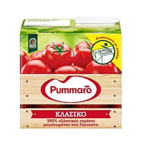 Χυμός τομάτας PUMMARO πασσάτα με καπάκι (500g)