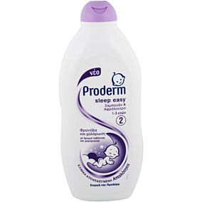 Σαμπουάν PRODERM και αφρόλουτρο sleep easy 1-3 ετών (400ml)