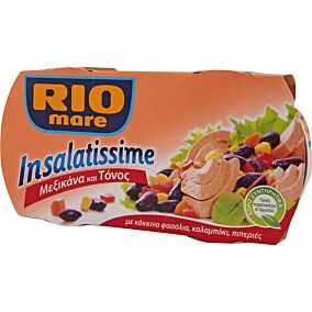 Κονσέρβα RIO MARE τόνος Insalatissime μεξικάνα (2x160g)