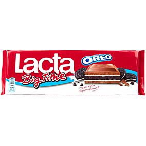 Σοκολάτα LACTA Big Time γάλακτος με OREO (320g)