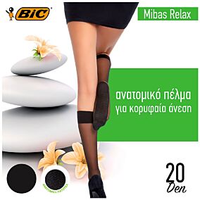 BIC καλτσάκι Mibas Relax 20D μαύρο