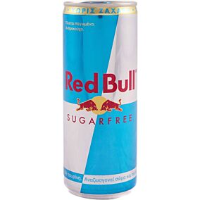 Ενεργειακό ποτό RED BULL χωρίς ζάχαρη (250ml)