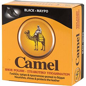 Βερνίκι παπουτσιών CAMEL πάστα μαύρο (40ml)