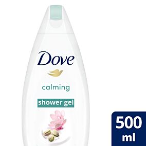 Αφρόλουτρο DOVE Calming Unisex κρέμα φυστικιού με μανόλια (500ml)