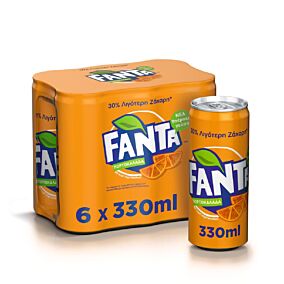 Αναψυκτικό FANTA πορτοκαλάδα (6x330ml)