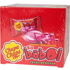 Τσίχλες CHUPA CHUPS Big Babol φράουλα (60τεμ.)