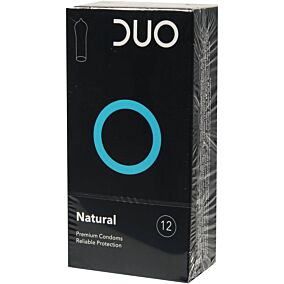 Προφυλακτικά DUO Natural (κανονικά) (12τεμ.)