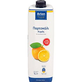 Φυσικός χυμός ARION FOOD πορτοκάλι (1lt)