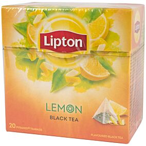 Τσάι LIPTON μαύρο με άρωμα λεμόνι (20x1,4g)