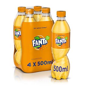 Αναψυκτικό FANTA πορτοκαλάδα (4x500ml)