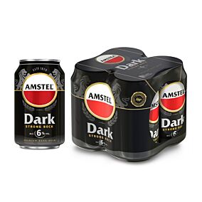 Μπύρα AMSTEL Dark Lager Strong Bock κουτί (4x330ml)