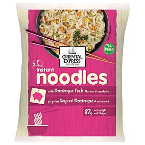 Noodles ORIENTAL EXPRESS χοιρινό και barbeque 3' (87g)