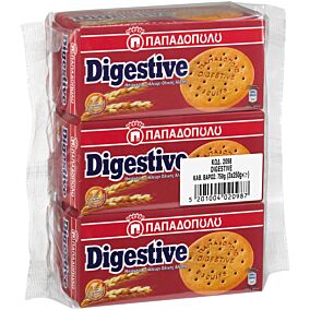 Μπισκότα ΠΑΠΑΔΟΠΟΥΛΟΥ Digestive (3x250g)