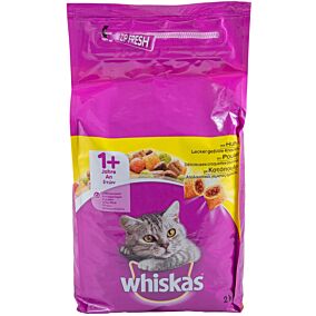 Ξηρά τροφή WHISKAS γάτας με κοτόπουλο (2kg)