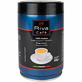 Καφές RIVA CAFÉ espresso platinum αλεσμένος (250g)