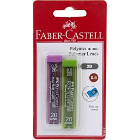 Ανταλλακτικές μύτες FABER-CASTELL για μηχανικά μολύβια 0.5 (2τεμ.)