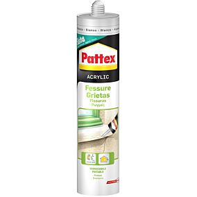 Σιλικόνη Pattex ακρυλική για ρωγμές, λευκή (280ml)