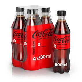 Αναψυκτικό COCA COLA zero (4x500ml)