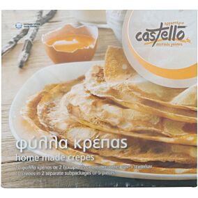 Φύλλα CASTELLO για κρέπα κατεψυγμένα (10x400g)