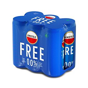 Μπύρα AMSTEL alcohol free κουτί (6x330ml)