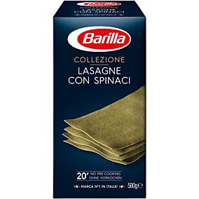 Πάστα ζυμαρικών BARILLA λαζάνια με σπανάκι (500g)