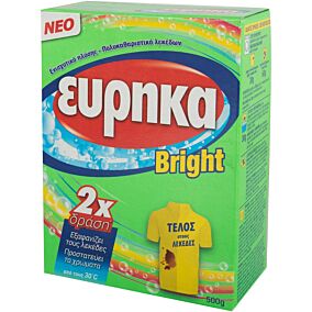 Ενισχυτικό πλύσης ΕΥΡΗΚΑ Bright σε σκόνη (500g)