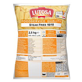 Πατάτες LUTOSA steak κατεψυγμένες 10/18 (2,5kg)