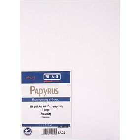 Φωτοτυπικό χαρτί A&G PAPER πάπυρος A4 10φύλλων (180g)