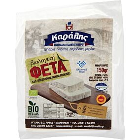 Τυρί ΚΑΡΑΛΗΣ φέτα βιολογική (150g)