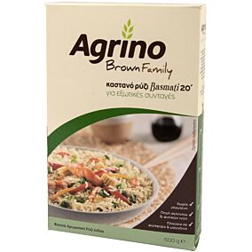 Ρύζι AGRINO basmati καστανό (500g)