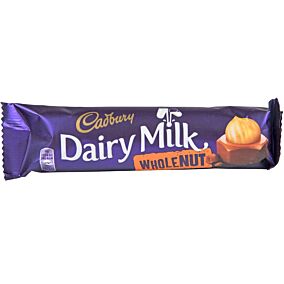 Σοκολάτα CADBURY Dairy Milk γάλακτος με ολόκληρα φουντούκια (45g)